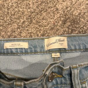 Universal Thread Women's High Rise Flare Jeans - Soft Blue